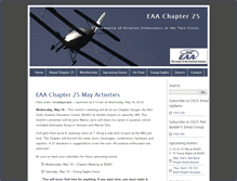 Tablet Screenshot of eaa25.org